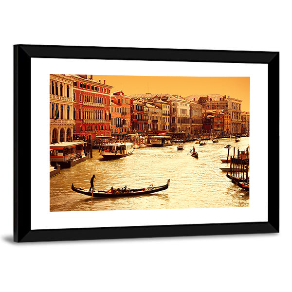 Canal Grande in Venice Canvas Wall Art