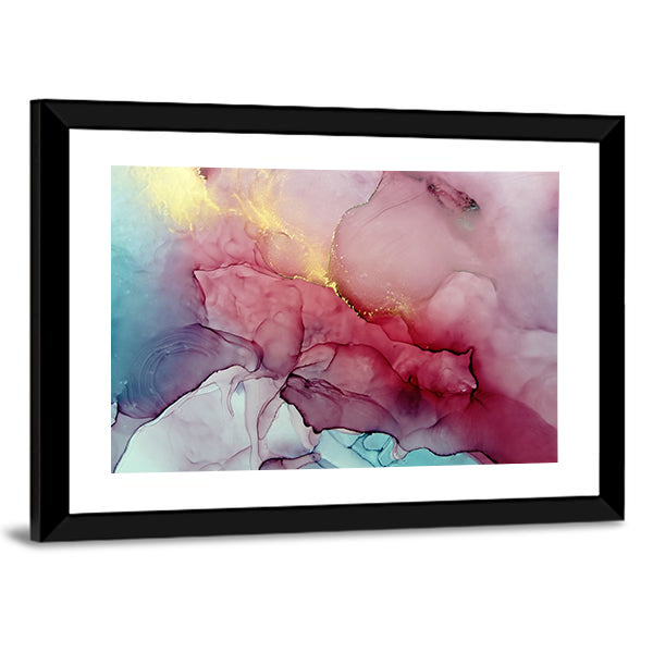 Splash Of Fluid Artwork Canvas Wall Art