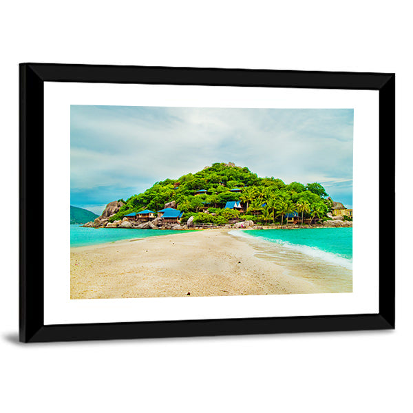 Tropical Island Beach in Thailand Canvas Wall Art