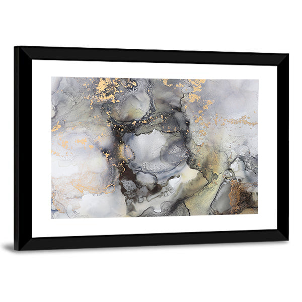 Alcohol Fluid Artwork Canvas Wall Art