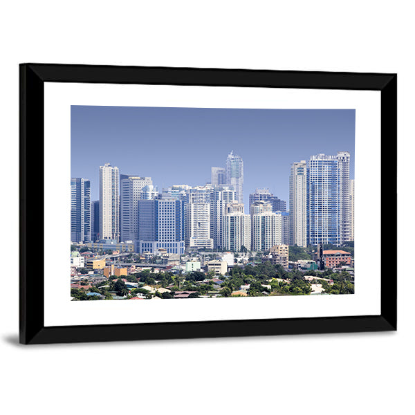 Fort Bonifacio Skyscrapers Philippines Canvas Wall Art