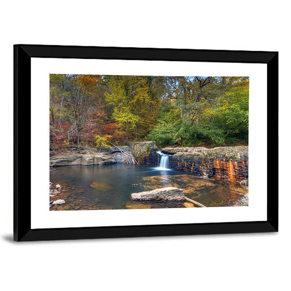 Freeman Mill Park Near Atlanta In Georgia Canvas Wall Art