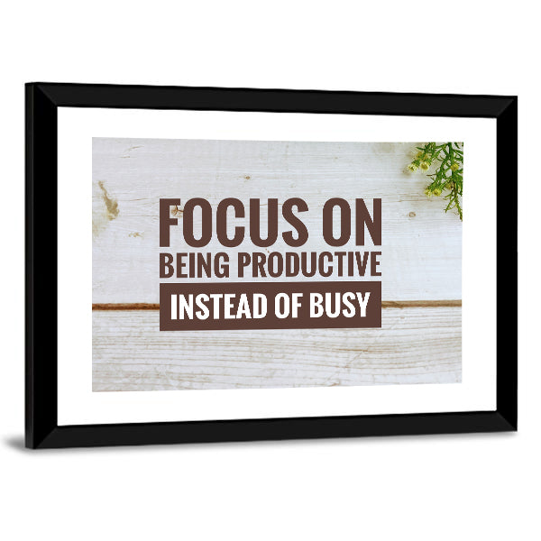 Quote For Creativity Canvas Wall Art