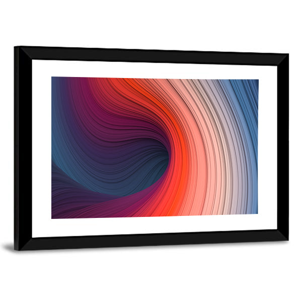 Minimalist Wave Design Canvas Wall Art