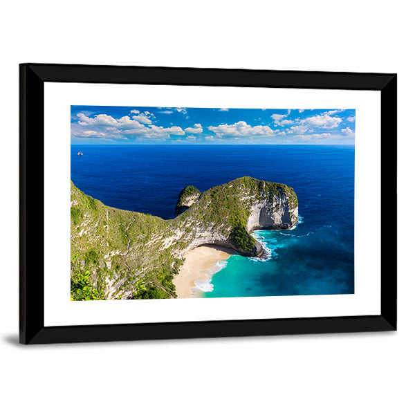 Kelingking Beach In Indonesia Canvas Wall Art