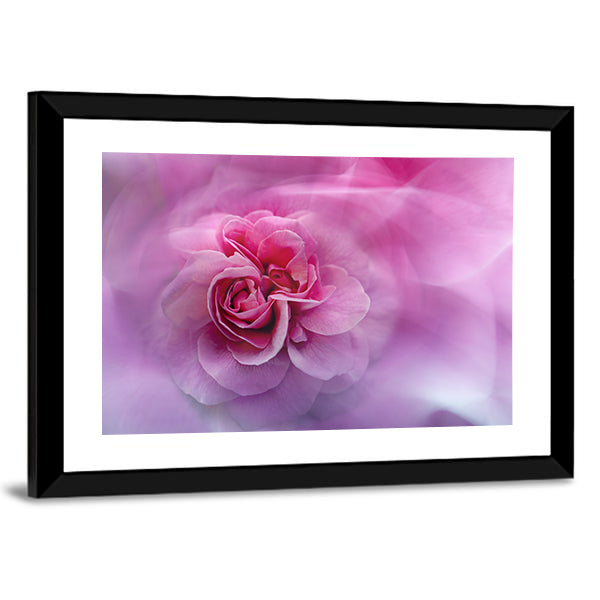 Scenic Rose Abstract Canvas Wall Art