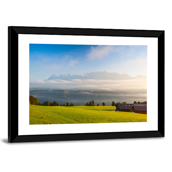 Morning On The Mountains Canvas Wall Art
