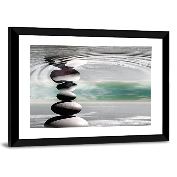 Zen Stones Canvas Wall Art