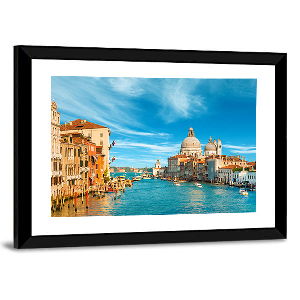 Venice Grand Canal with Santa Maria Della Salute Canvas Wall Art
