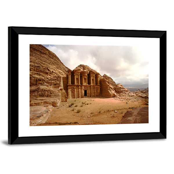Monastery at Petra, Jordan Canvas Wall Art