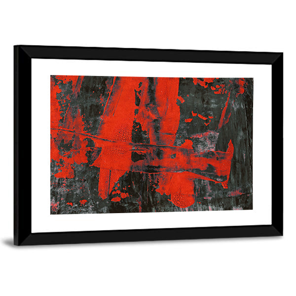 Watercolor Brush Strokes Canvas Wall Art