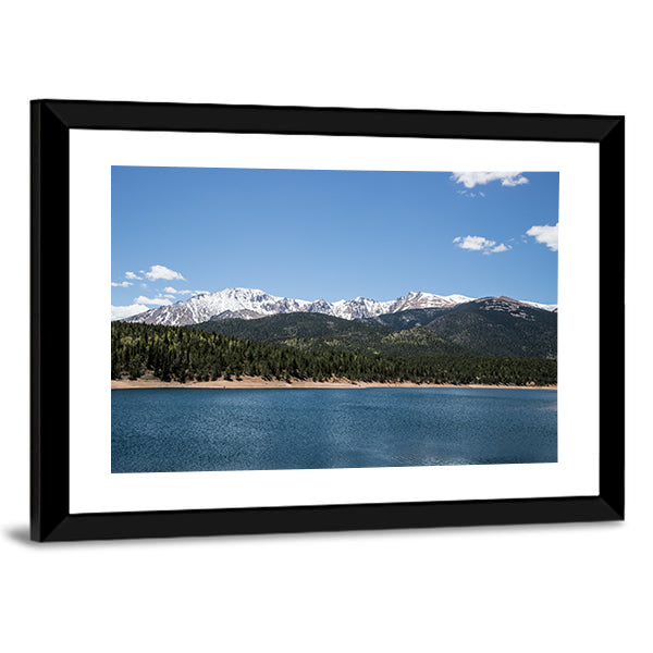 Pikes Peak Crystal Lake Canvas Wall Art