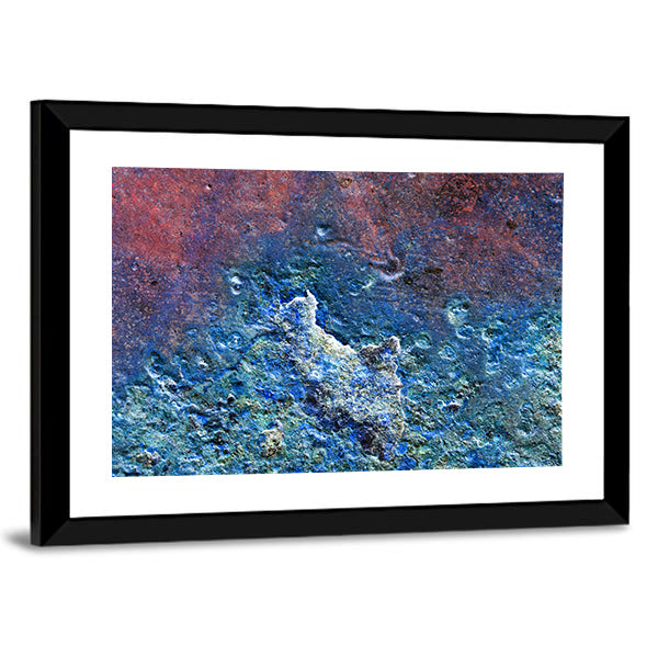 Metallic Texture With Rust Canvas Wall Art