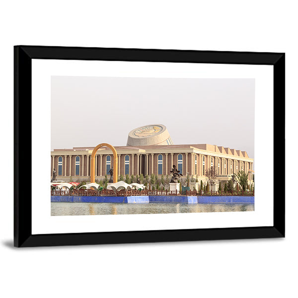 National Museum In Tajikistan Canvas Wall Art
