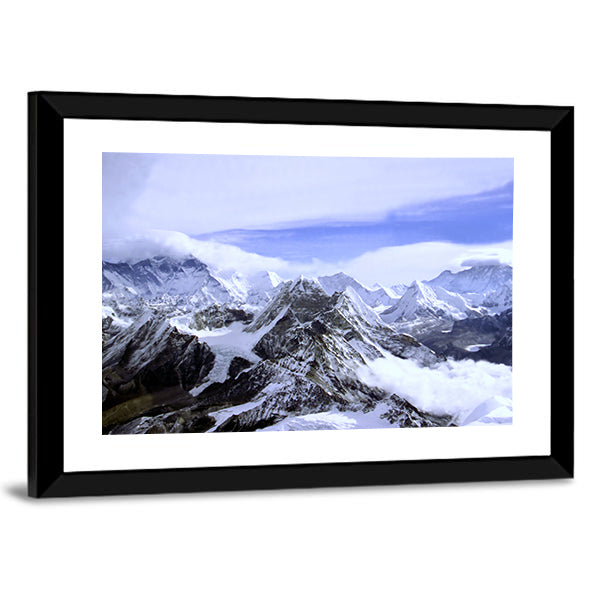 Himalayan Snow-capped Peaks Canvas Wall Art