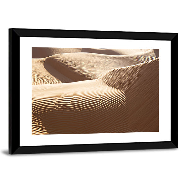 Sahara Sand Dunes Close-up Canvas Wall Art