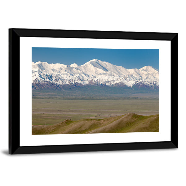 Pamir Mountain And Pik Lenin, Kyrgyzstan Canvas Wall Art