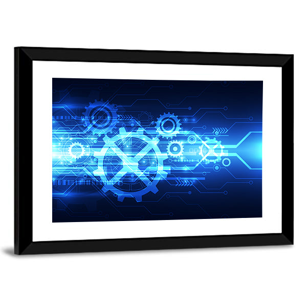 Engineering Future Technology Canvas Wall Art
