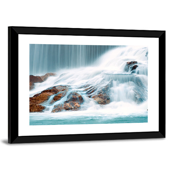 Ningbo Waterfall In China Canvas Wall Art
