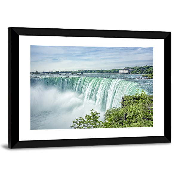 Niagara Falls From The Canadian Side Canvas Wall Art