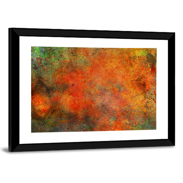 Textured Autumn Color Fields Canvas Wall Art