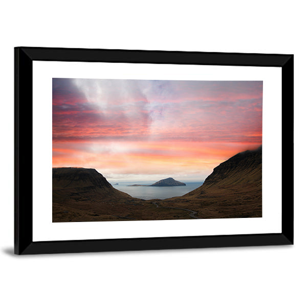 Faroe Islands In The North Atlantic Denmark Canvas Wall Art