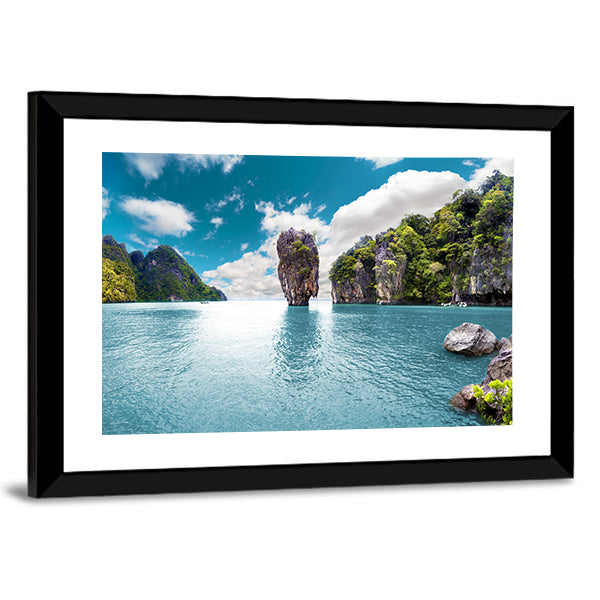 Thailand Sea And Phuket Island Canvas Wall Art