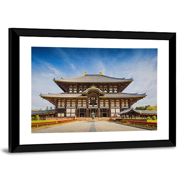 Todaiji Great Buddha Hall, Nara Canvas Wall Art