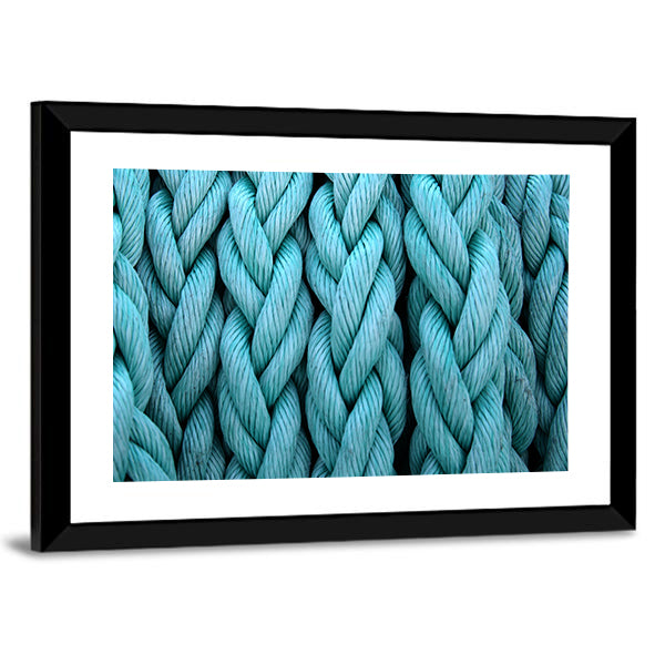 Rope On A Boat Canvas Wall Art