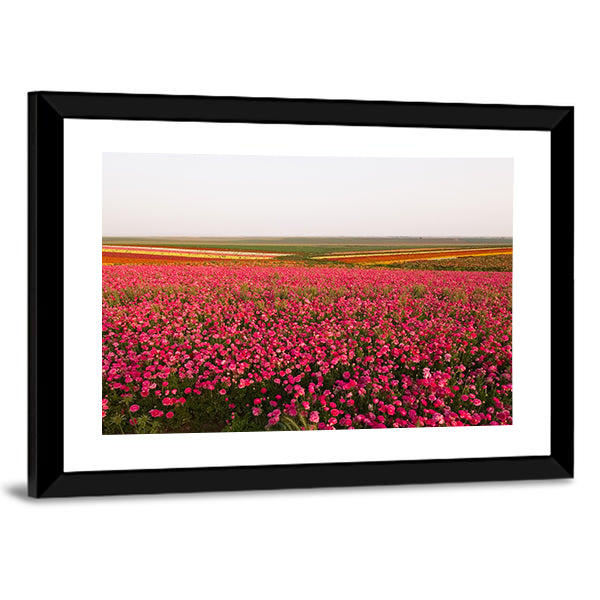 Field of Spring Flowers Canvas Wall Art