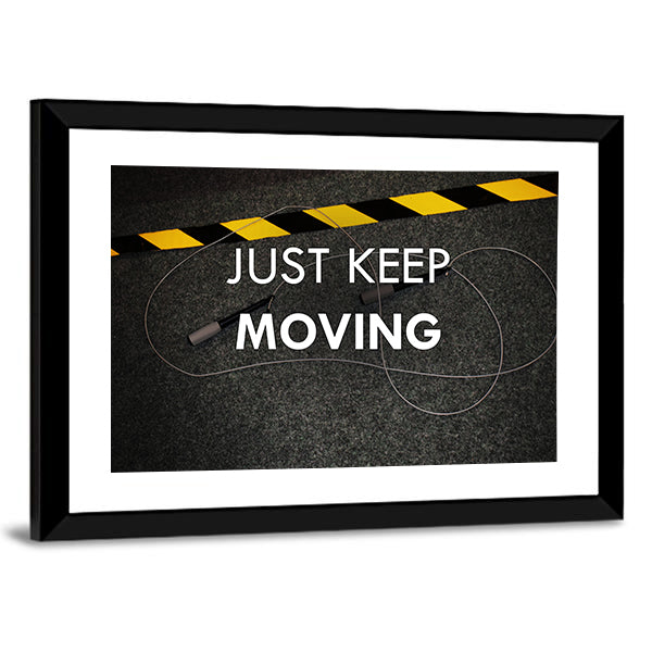 Quote For Better Workout Canvas Wall Art