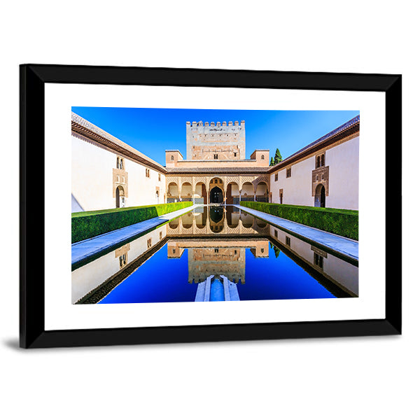 The Nasrid Palaces Palacios Nazaríes In Spain Canvas Wall Art