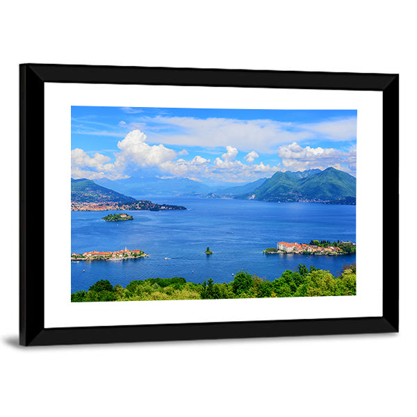 Lago Maggiore Lake In Italy Canvas Wall Art