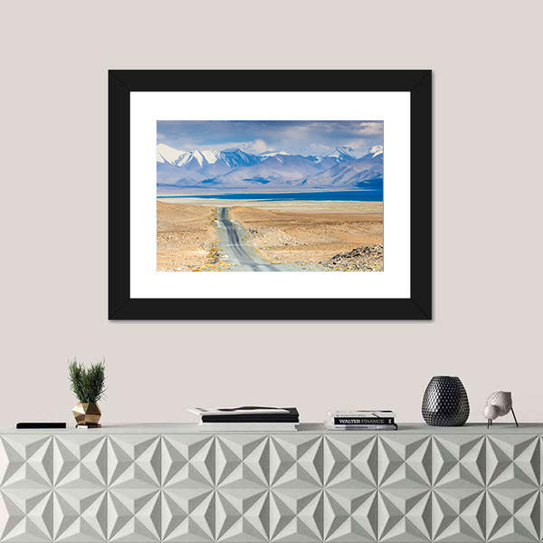 Karakul Lake In Pamir In Tajikistan Canvas Wall Art