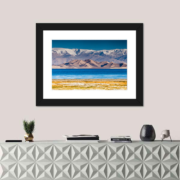 Karakul Lake In Pamir In Tajikistan Canvas Wall Art