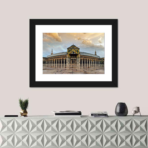 Great Umayyad Mosque Of Damascus Syria Canvas Wall Art