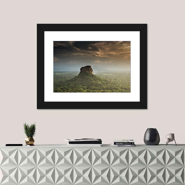 Sigiriya Lion Rock Fortress Canvas Wall Art