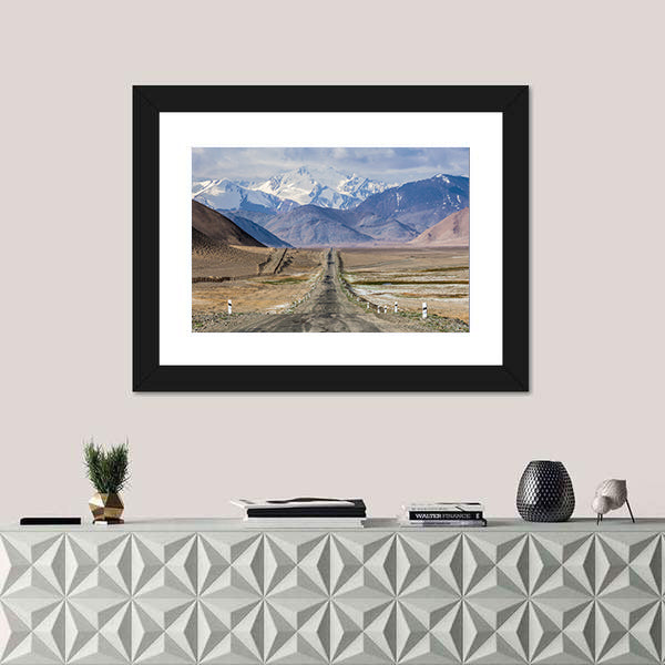 Pamir Highway In Tajikistan Canvas Wall Art