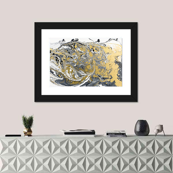 Marble Acrylic Abstract Canvas Wall Art