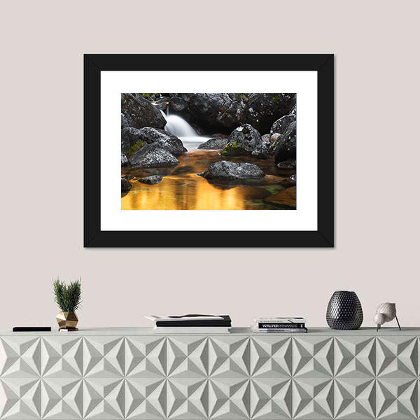 The Macieira River In Peneda Geres National Park Portugal Canvas Wall Art