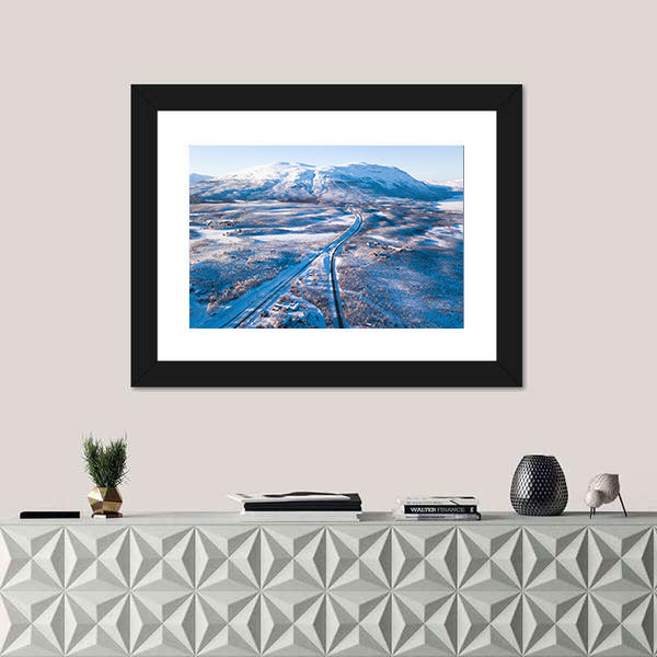 Abisko National Park In Kiruna Municipality Sweden Canvas Wall Art