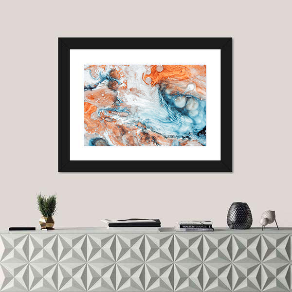 Marble Effect Artwork Canvas Wall Art