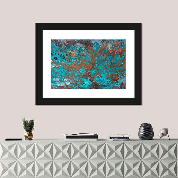 Liquid Brushstrokes Textures Canvas Wall Art