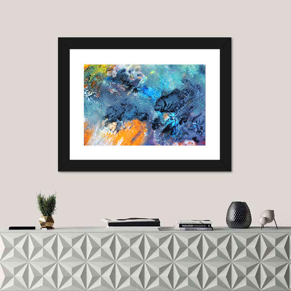 Icy Bright Texture Canvas Wall Art