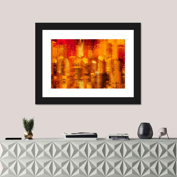 Shining Brushstrokes Canvas Wall Art
