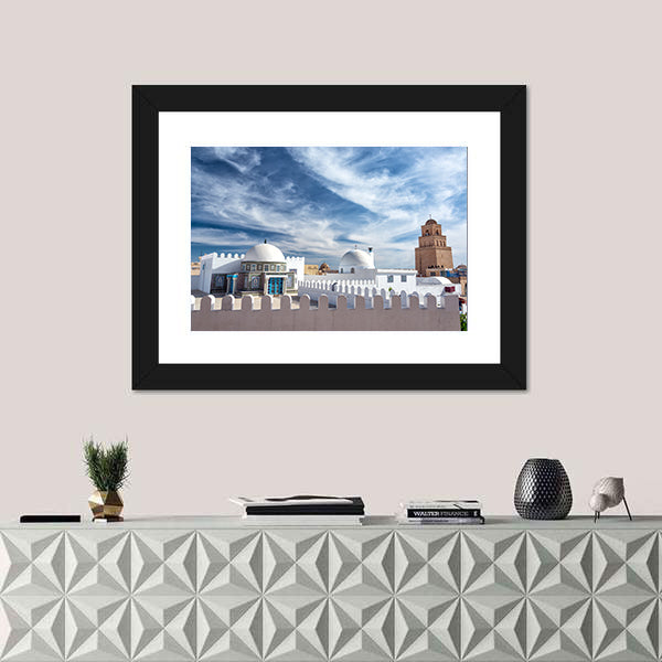 Great Mosque In Kairouan Tunisia Canvas Wall Art
