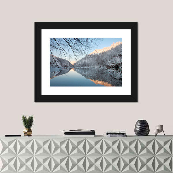 Lake Kozjak In Plitvice National Park Canvas Wall Art