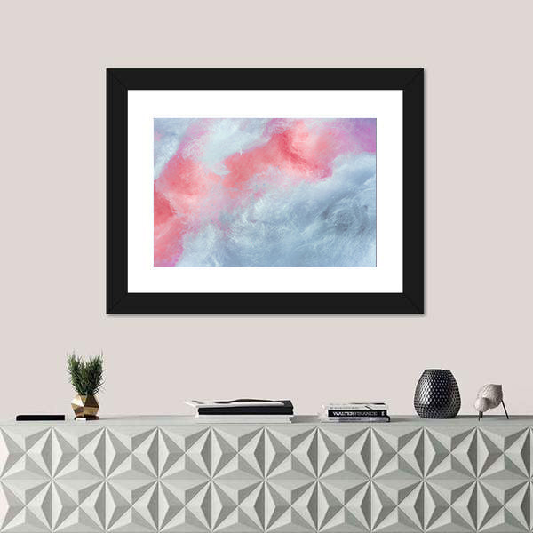 Cotton Candy Artwork Canvas Wall Art