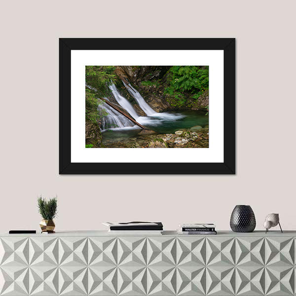 Mountain Mickiewicz Waterfall Canvas Wall Art