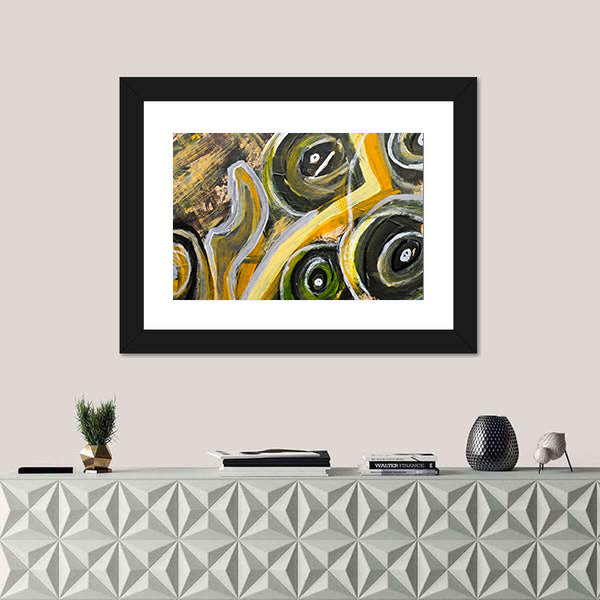 Brush Strokes Texture Canvas Wall Art